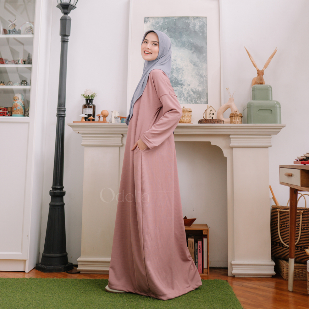 HANUM DRESS (FREE ELIAH VOAL) - HOME SERIES ODELIA HIJAB