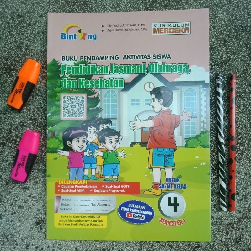 Buku pjok bintang kelas 4 semester 1 kurikulum merdeka