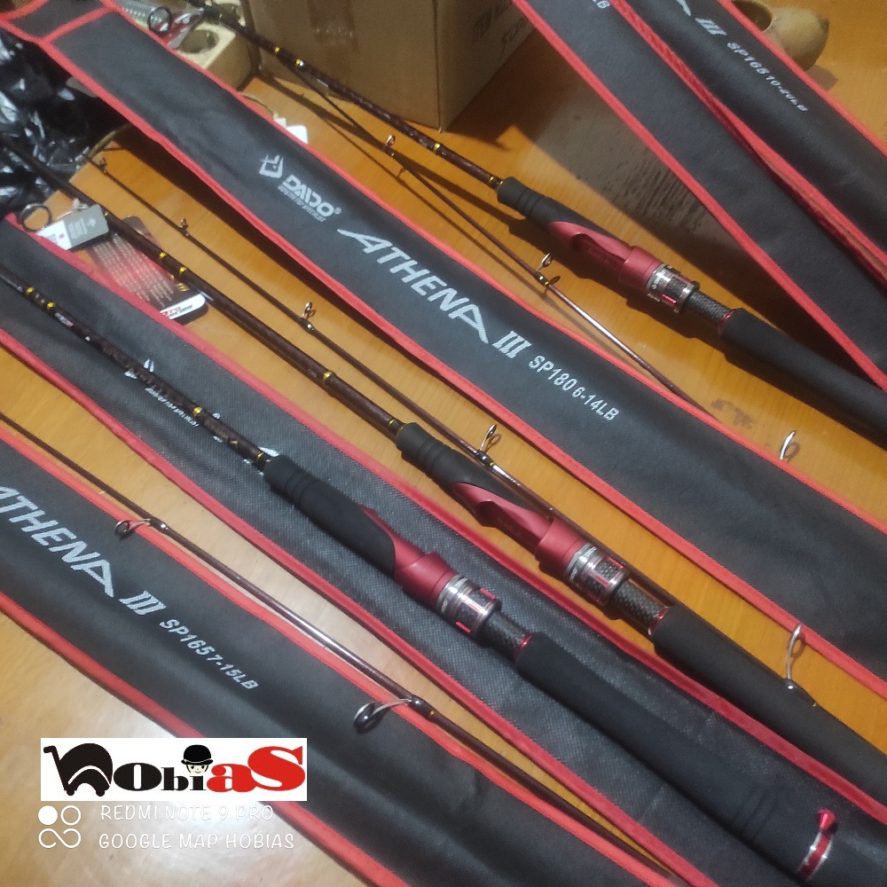 joran pancing JS FUJI daido athena III 3 PRO SERIES 180