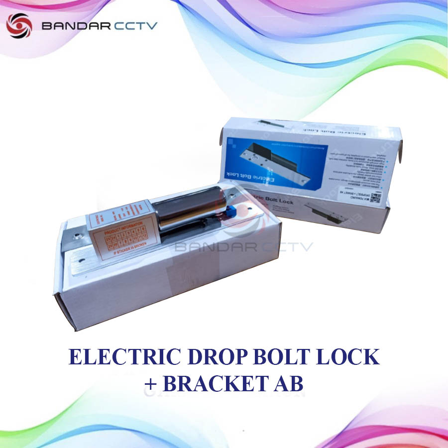 ELECTRIC DROP BOLT LOCK + BRACKET AB