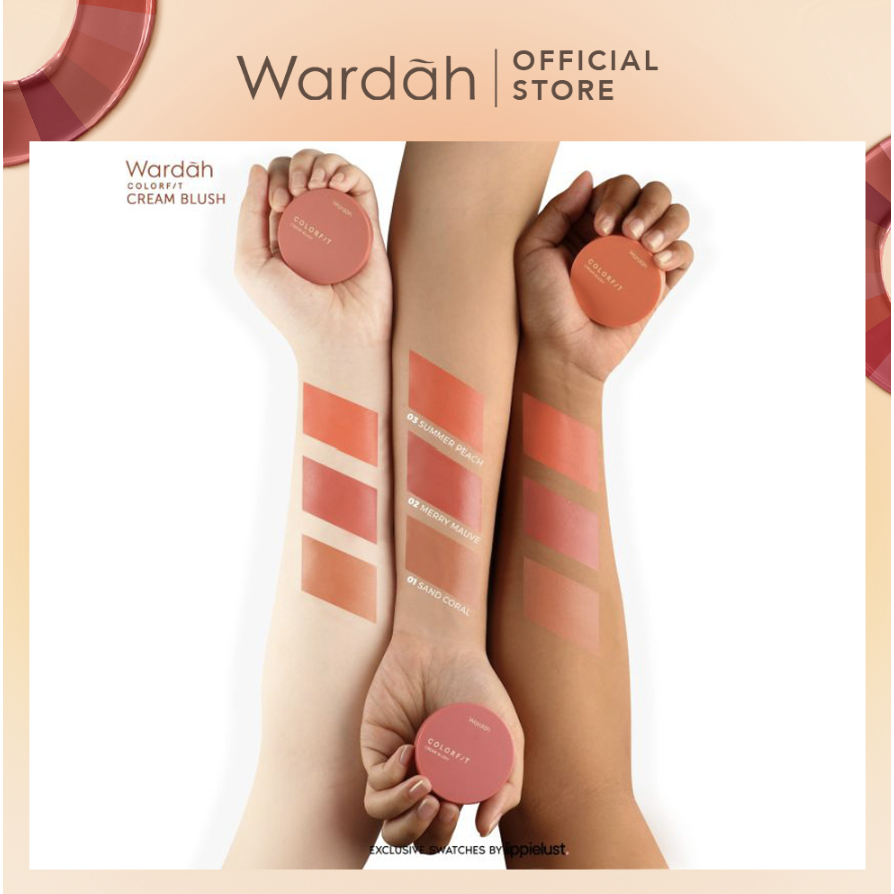 BARU! Wardah Colorfit Cream Blush - Formula ringan dan teksturnya creamy