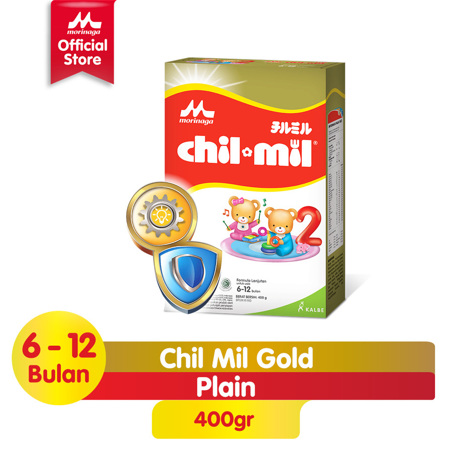 MORINAGA CHILMIL GOLD REGULER 400 GR / CHIL MIL GOLD REGULER 400GR / SUSU BAYI 6-12 BULAN