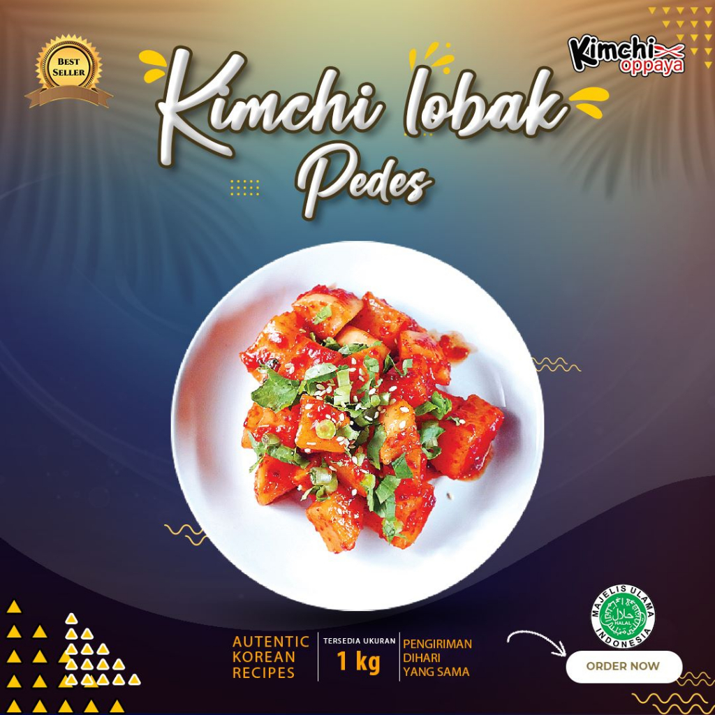 

Kimchi Lobak Pedes 1Kg Korea Halal