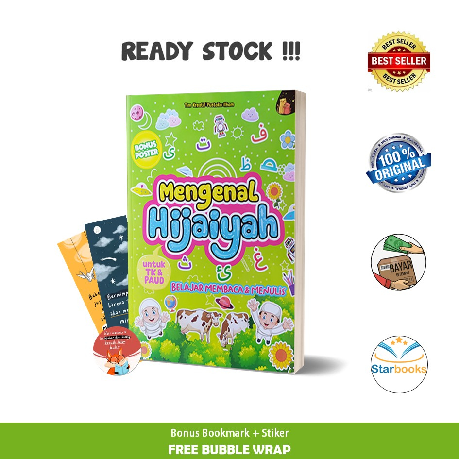 Buku Mengenal Hijaiyah : Belajar Membaca & Menulis Untuk TK & Paud - Genta Smart (Buku Anak)