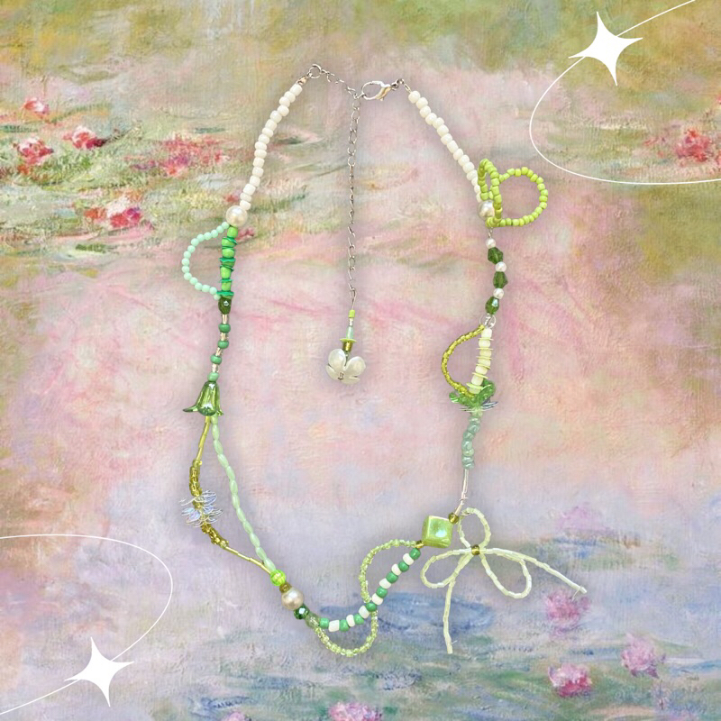 Emerald Beads Necklace - Kalung manik-manik