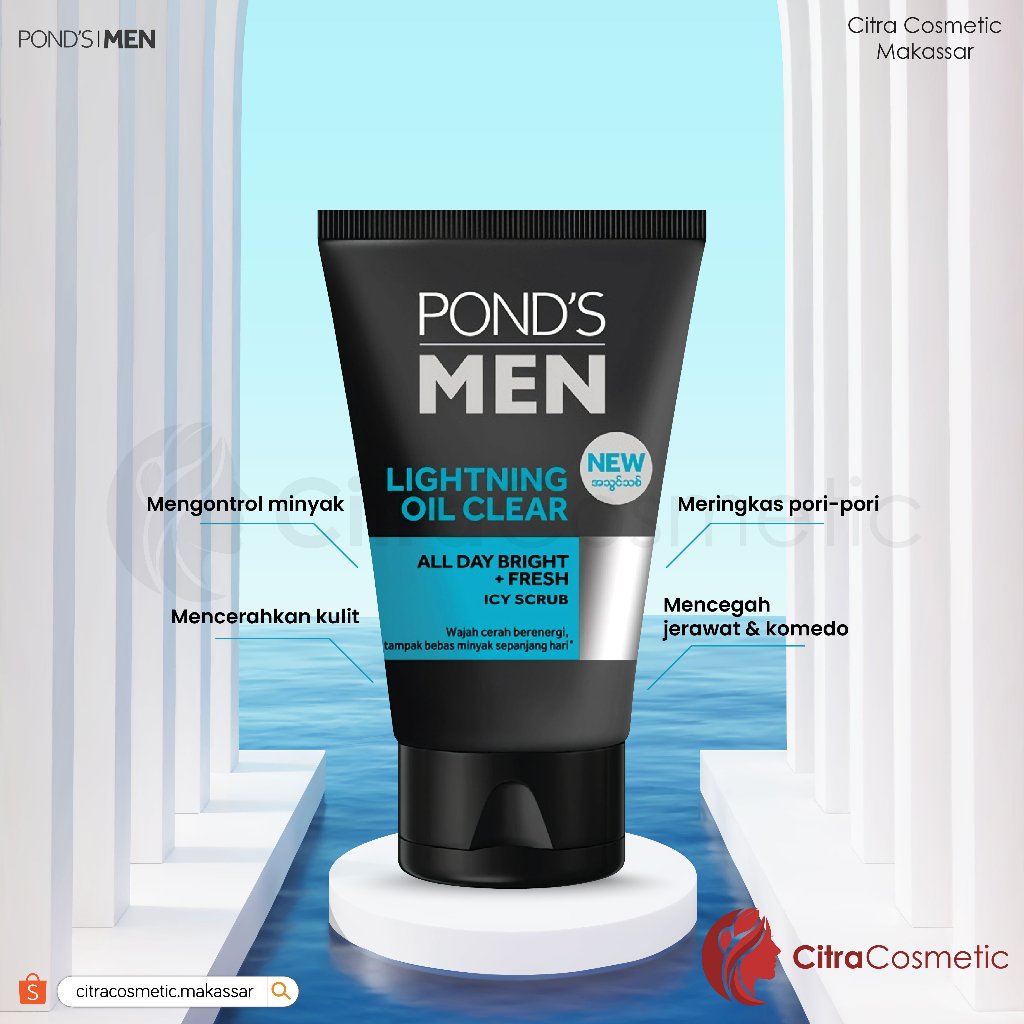 Ponds Men Light Oil Clear 50 Gr