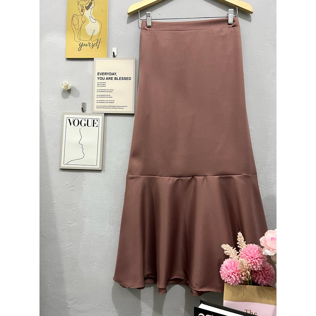 Cherry_ skirt mermaid shakila premium | rok duyung wanita | rok panjang wanita