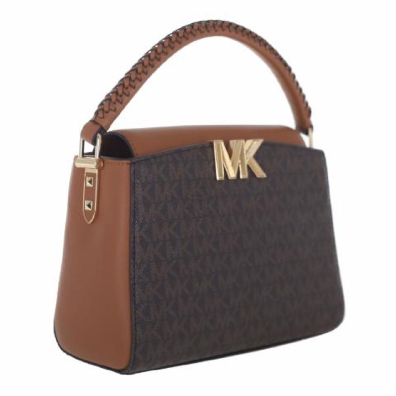 M-K 2116 Kelly Bag Karlie Old Flower Bag Leather Shoulder