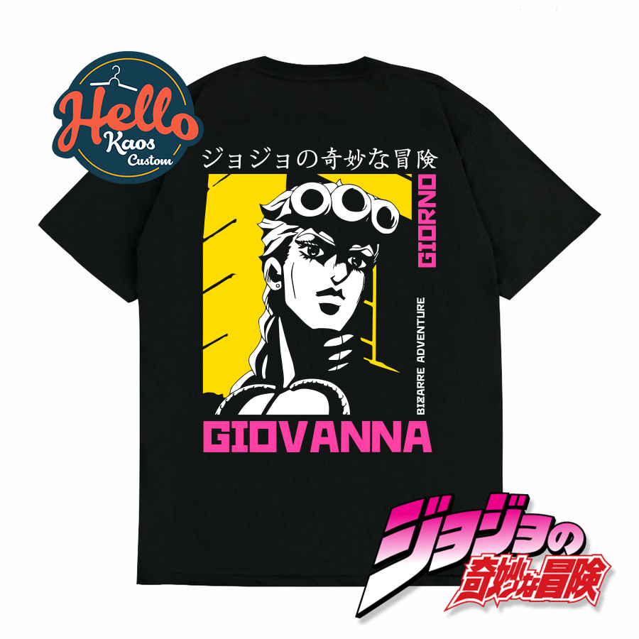Kaos Baju Tshirt Anime Kartun Jojo's Bizarre Adventure Giovano