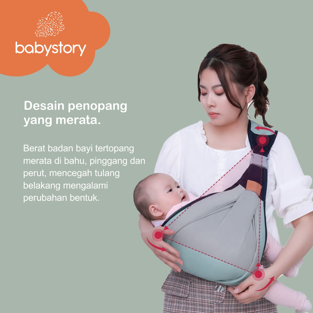 Gendongan bayi gendongan samping gendongan Sling Bayi Depan Shape Cocok gendongan M shape gendongan bayi