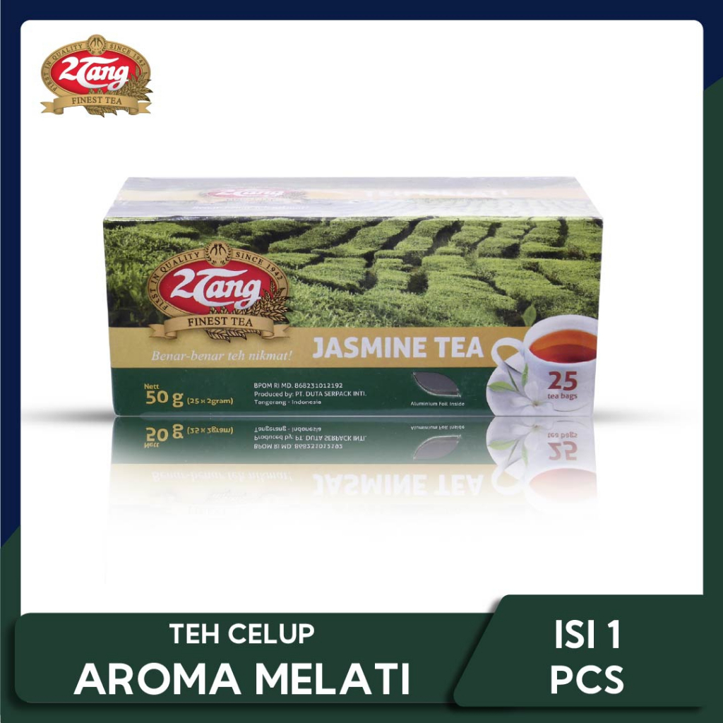 

2Tang Jasmine Tea Reguler 50gr [1 box @25 kantong/ 2 gr]