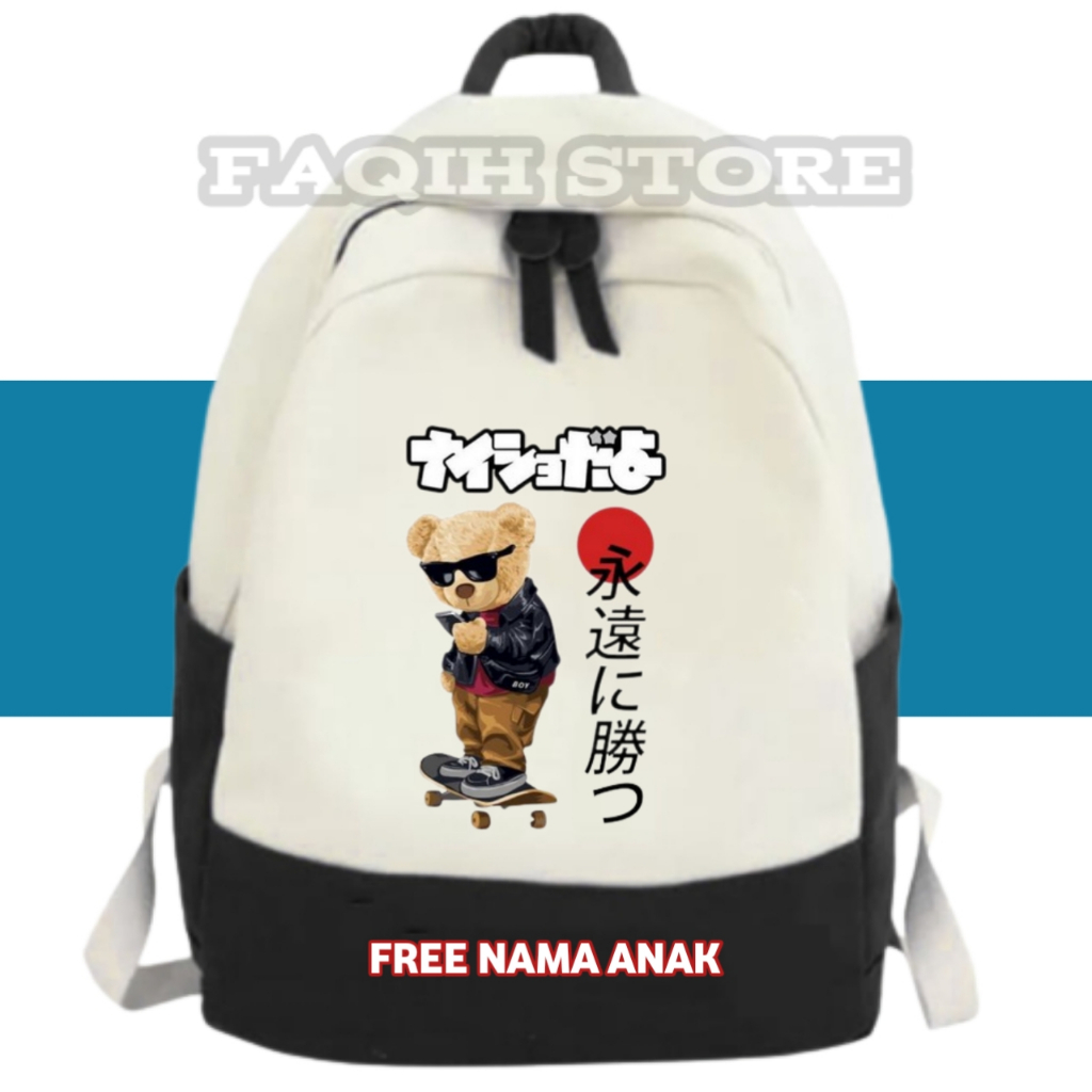 TERBARU Tas Ransel Anak TEDDY BEAR COOL, Tas Ransel Anak Sekolah TEDDY BEAR COOL