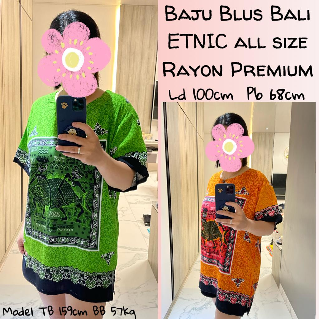 PROM0!!!BAJU BALI ETNIC RAYON PREMIUM UNISEX all size REAL PICT