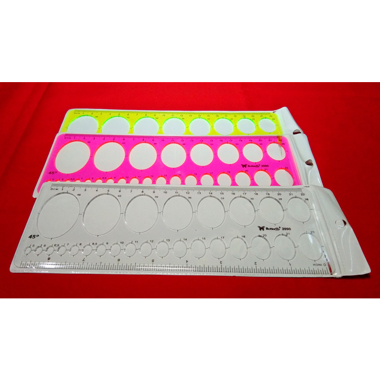 

Butterfly Penggaris Elipse BT-2090 ( 1 Pcs ) ( IRRA STORE )