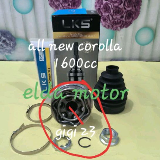 CV.Joint Luar As Roda Depan Luar Toyota All New Corolla 1600cc