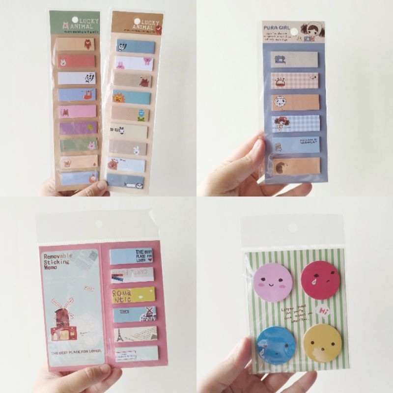 

Stationery - Sticky Notes - Animal, Girl, Best Place, Emoticon