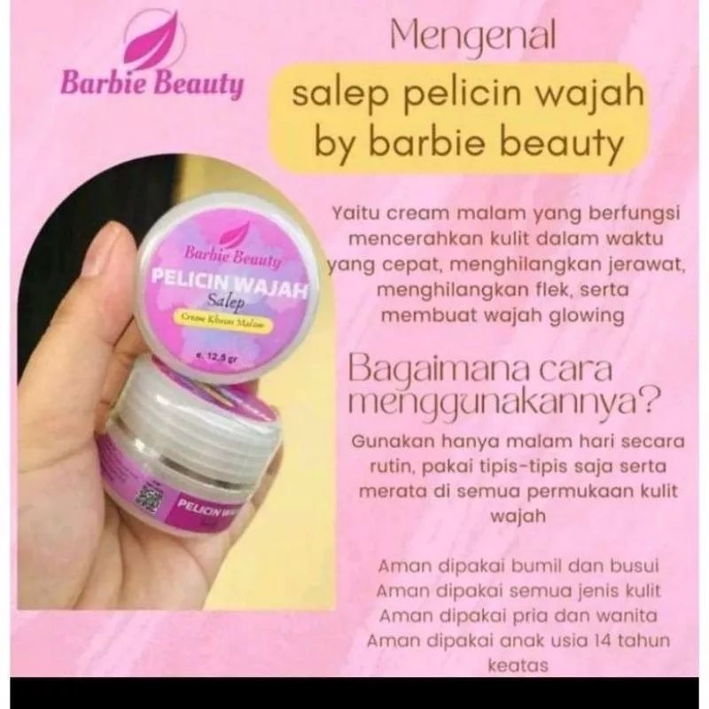 ( BPOM ) Salep Pelicin Barbie Beauty Sunscreen BB Glowing Ori Bisa Di Scan