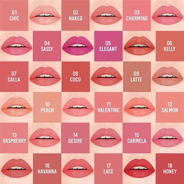 YOU Rouge Velvet Matte Lip Cream Lipstik-( Raiya Cosmetics) Coconut Oil | Melembapkan bibir |Vitamin