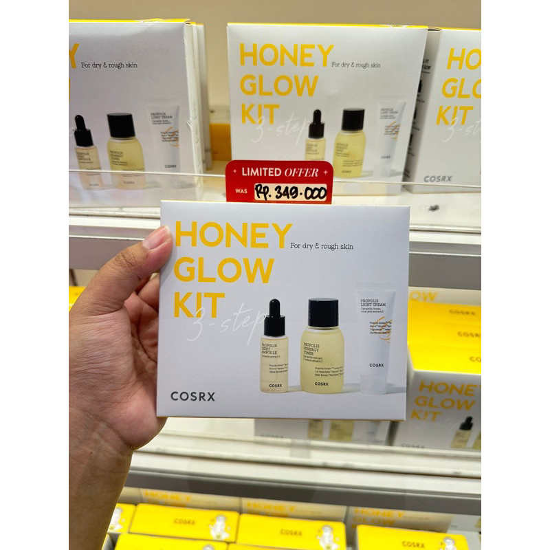 BPOM COSRX Honey Glow Kit - Full Fit Propolis Trial Kit (3 Step)