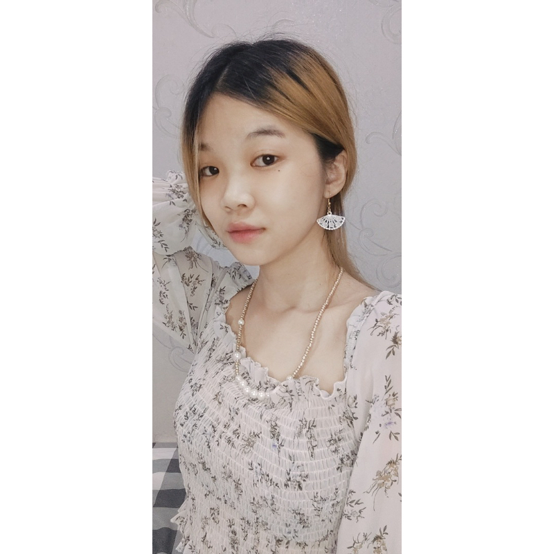 Suzy Pearl Fan Hooks Earrings Anting Tusuk Hook Mutiara Gantung Model Kipas