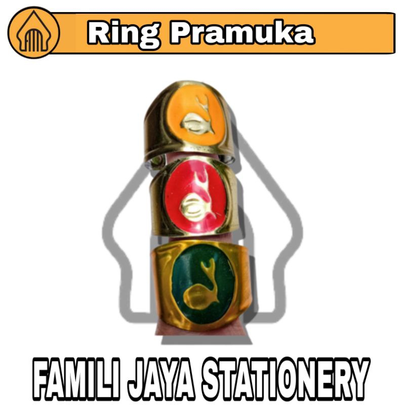 

Ring Hasduk / Ring Kolong / Ring Pramuka Siaga, Penggalang, Penegak Bahan Seng 1 pcs
