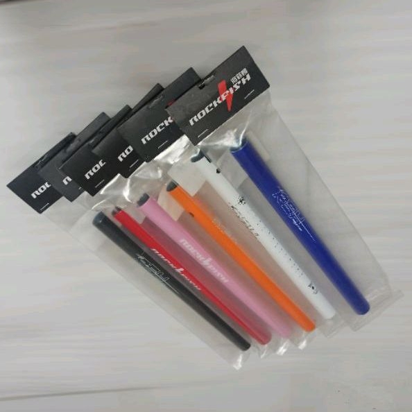 Seatpost Carbon Rockfish Pushbike Balance Bike Karbon 22.2mm Tiang Dudukkan Sadel Sadle Ringan Racin