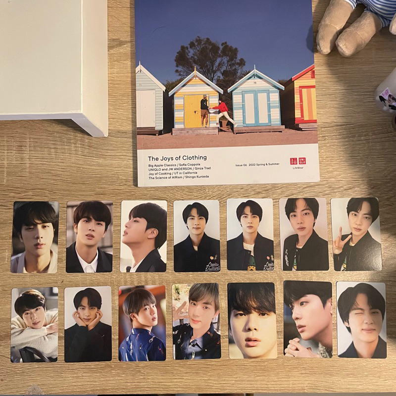 PC Photocard BTS Jin Dicon Official SET