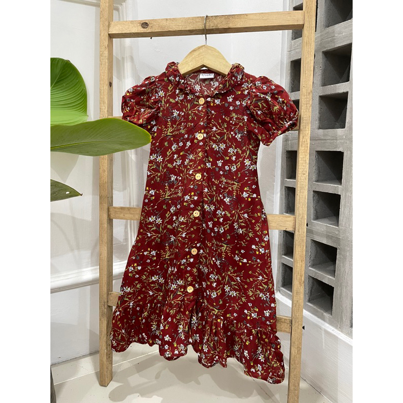 daster/ home dress anak premium mewah bahan rayon