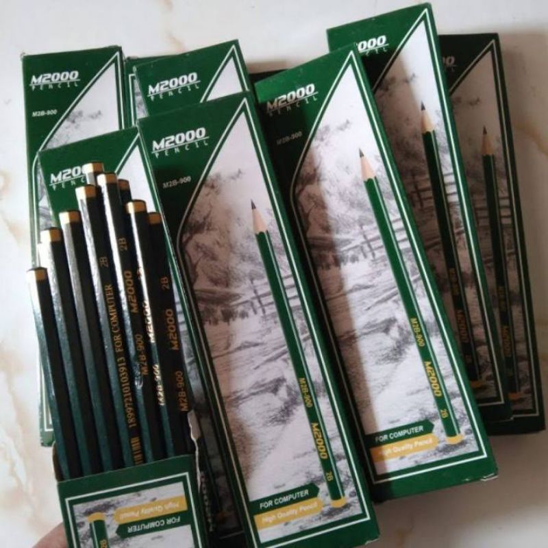 

12Pcs/1Lusin Pensil merk M2000 Type M2M-900