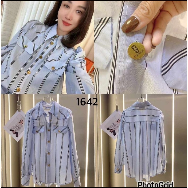 KEMEJA SALUR BIRU