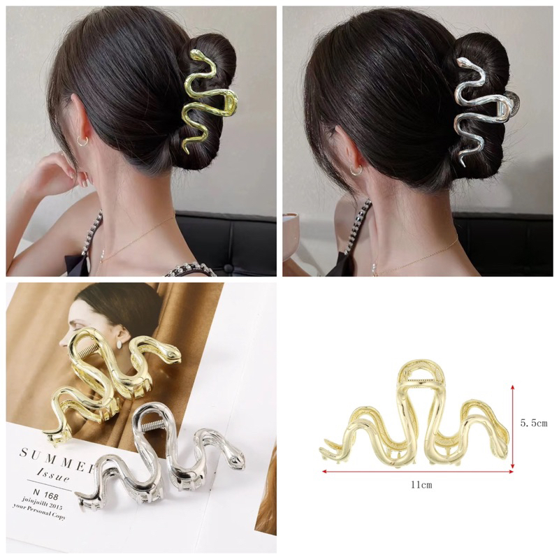 Jedai Korean Square Acrylic Hair Claw Clip girl Women Fashion Geometric Hairpin