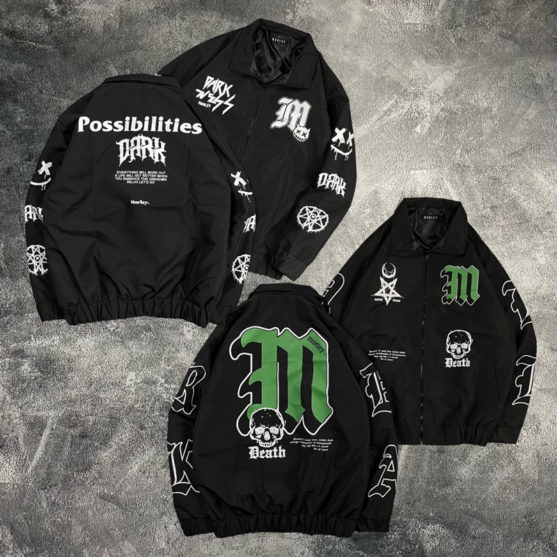 Jaket Boomber Jaket Parasut POSSIBILITIES &amp; M DEATH