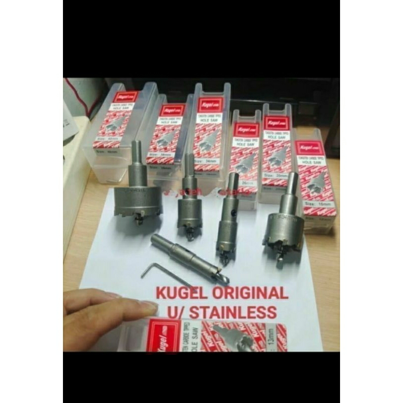 Kugel hole saw TCT 65 mm  -mata bor stainless tct kugel ori