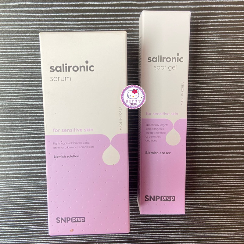 SNP Salironic Toner / Serum / Cream / Spotgel /Cleansing foam