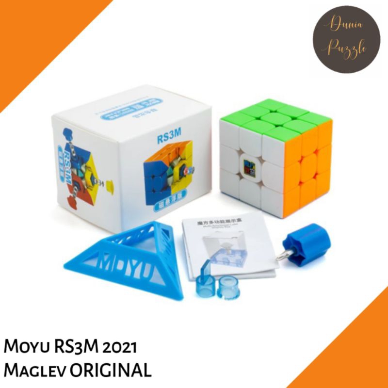 Rubik 3x3 Moyu RS3M 2021 Stickerless MAGLEV EDITION ORIGINAL MOYU