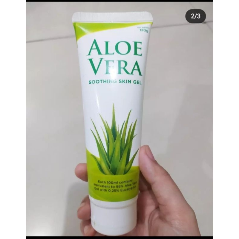 Aloe Vera Gel / Aloevera Soothing Skin Gel NewImage / Gel Lidah Buaya Salep Luka Bakar
