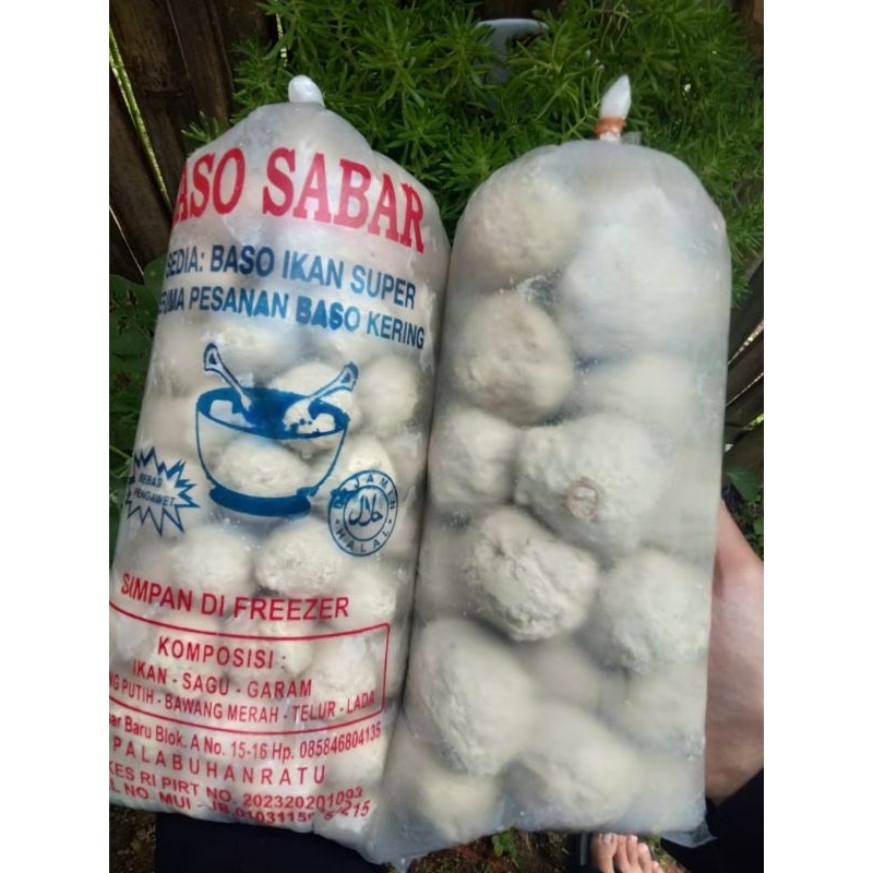 

BAKSO IKAN SABAR ASLI PELABUHAN RATU /ORIGINAL/ BASO SABAR SUPER