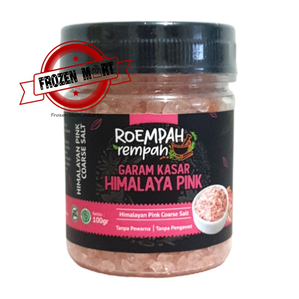 ROEMPAH REMPAH Garam Kasar Himalaya Pink / Himalayan Coarse Salt 100Gr Rp11.900
