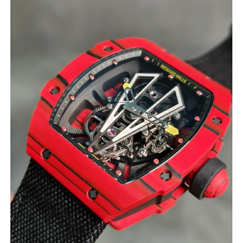 Jam tangan mewah RM 27-03 Rafael Nadal BBR Factory Automatic Swiss Tourbillon fullset