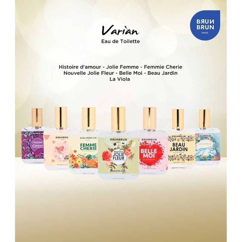 Brunbrun Paris parfum 33ml terlaris promo murah
