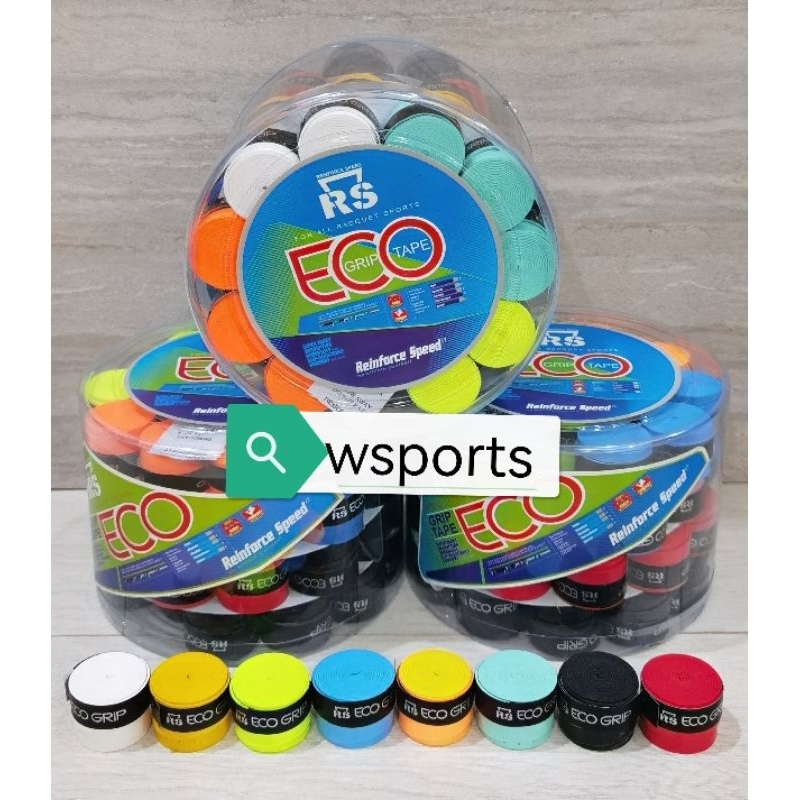 Grip Karet Badminton RS ECO Polos Bintik Original