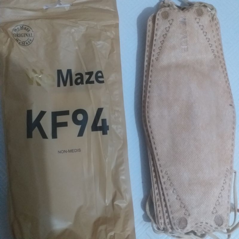 Masker KF94 4ply WeMaze by We Mask earloop Original embos WeMaze, Harga 10pcs/pack