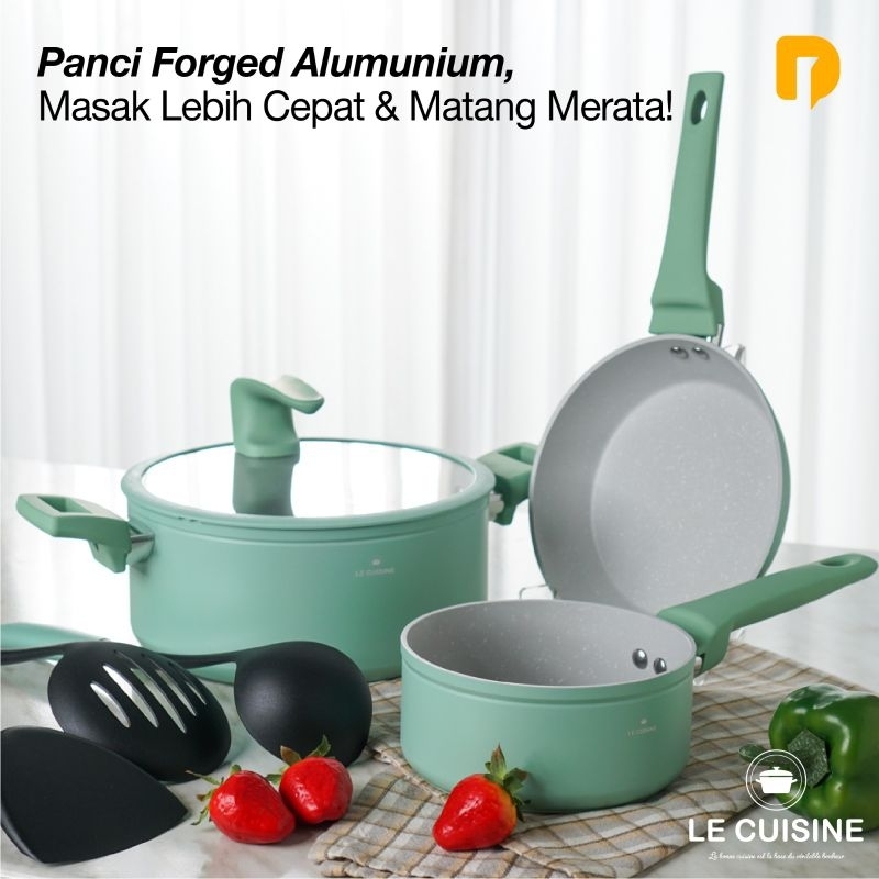 ORIGINAL PANCI SET- COOKWARE SET Le Cuisine Tres Fort 7 Pcs