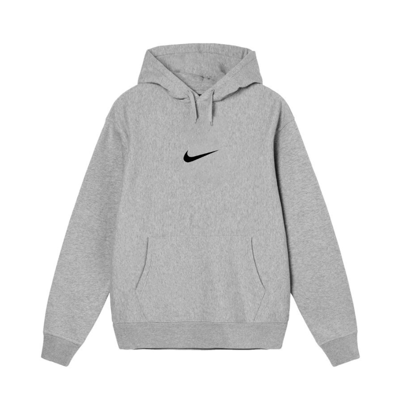 HOODIE PRIA NIKE SAGE GREEN SABLON LOGO FLOKING MURAH