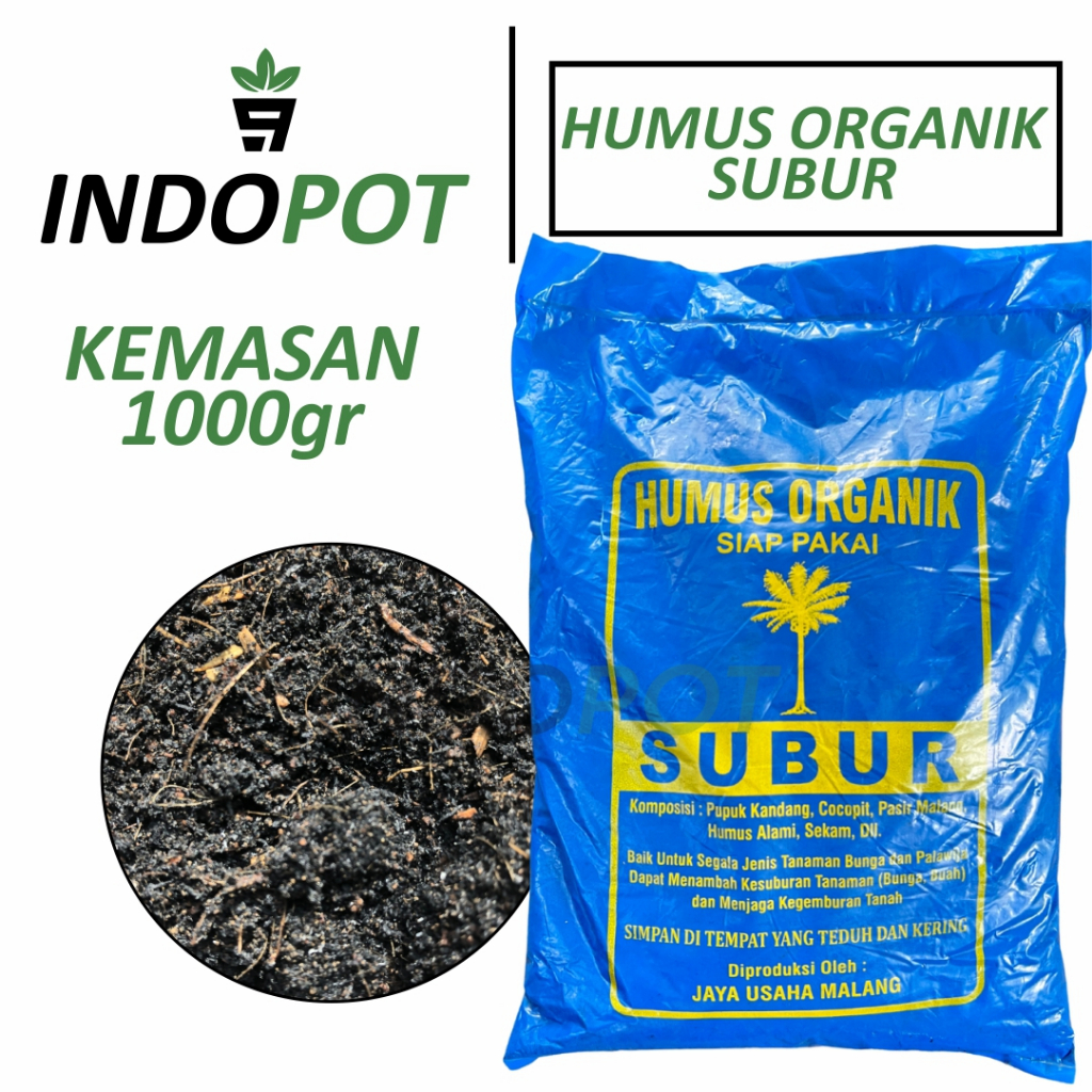 Humus Organik SUBUR 500gr Siap Pakai