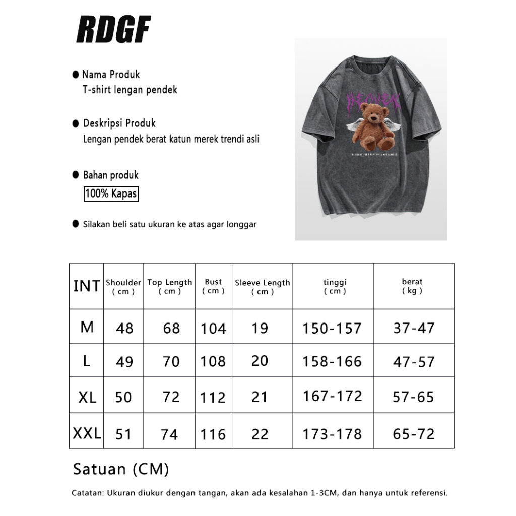 RDGF Baju Kaos Cowok Kekinian Dengan Desain Unik  Kaos Pria Kekinian Dengan Desain Simpel Dan Elegan/A0923