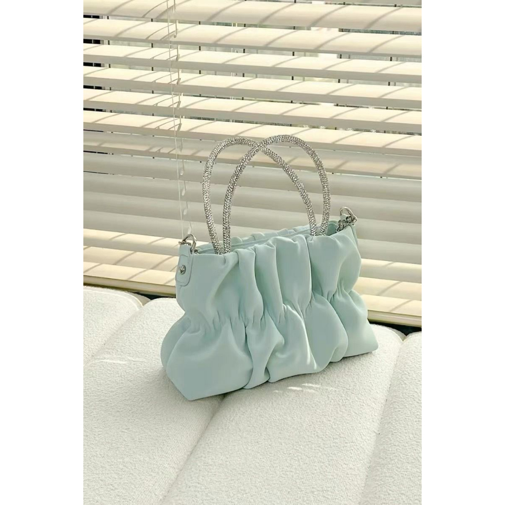 Tas Selempang Wanita Cewek manik pesta Rantai Bag FT79 ukuran size 21 x 6 x 15 cm