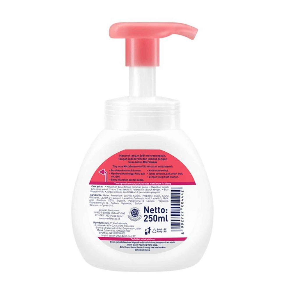 Biore Guard / Sabun cuci tangan / Fruty / 250ml