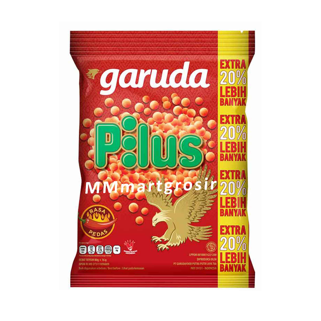 PILUS GARUDA  RASA PEDAS 95g / MAKANAN RINGAN