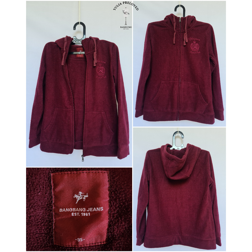 Jaket BangBang Jeans Maroon